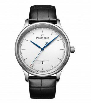 Jaquet Droz GRANDE HEURE MINUTE QUANTIEME SILVER 43mm