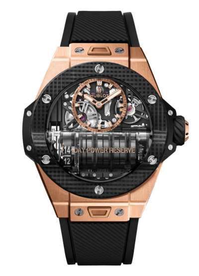 HUBLOT BIG BANG MP-11 POWER RESERVE 14 DAYS KING GOLD 3D CARBON 45mm